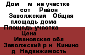 Дом 25 м² на участке 14 сот. › Район ­ Заволжский › Общая площадь дома ­ 25 › Площадь участка ­ 1 400 › Цена ­ 255 000 - Ивановская обл., Заволжский р-н, Кинино д. Недвижимость » Дома, коттеджи, дачи продажа   . Ивановская обл.